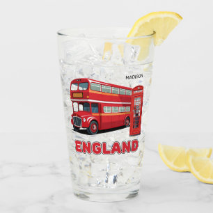 Individuelle Name London England Glas