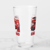 Individuelle Name London England Glas (Links)