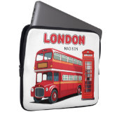 Individuelle Name London England Laptopschutzhülle (Vorne Rechts)
