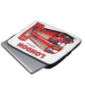 Individuelle Name London England Laptopschutzhülle (Vorne Knopf)