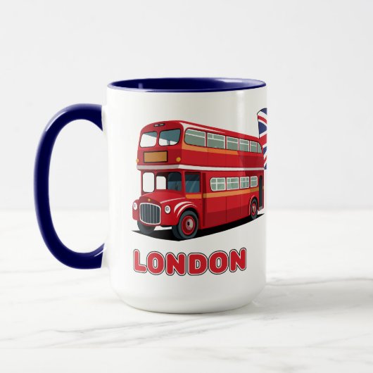 Individuelle Name London England Tasse (Links)