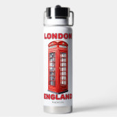 Individuelle Name London England Trinkflasche (Hinten)
