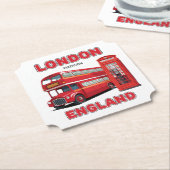 Individuelle Name London England Untersetzer (angewinkelt)