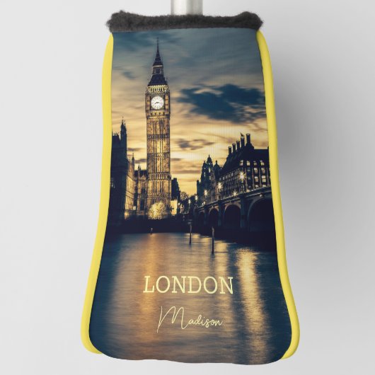 Individuelle Name London Golf Headcover (Rotieren 90)
