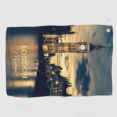 Individuelle Name London Golfhandtuch (Horizontal)