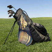 Individuelle Name London Golfhandtuch (Gras)