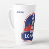 Individuelle Name London Milchtasse (Linke Ecke)