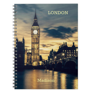 Individuelle Name London Notizblock