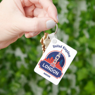 Individuelle Name London Schlüsselanhänger