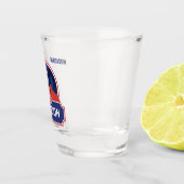 Individuelle Name London Schnapsglas (Rechts)