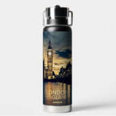 Individuelle Name London Trinkflasche (Hinten)