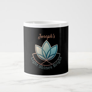 Individuelle Name Lotus - [NAME] Shines hell Jumbo-Tasse