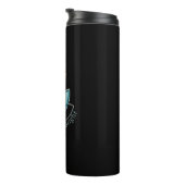 Individuelle Name Lotus - [NAME] Shines hell Thermosbecher (Nach rechts gedreht)