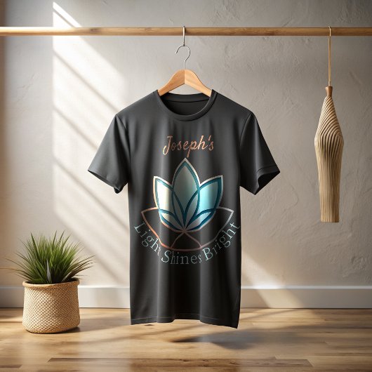 Individuelle Name Lotus T - Shirt - [NAME] Shines 