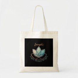 Individuelle Name Lotus Tote Beutel - [NAME] Shine Tragetasche