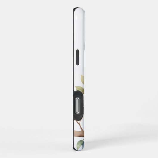 Individuelle Name Lovebirds Naturschutz am Meer iPhone Hülle (Rechte Seite)