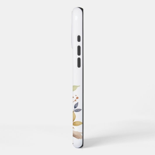 Individuelle Name Lovebirds Naturschutz am Meer iPhone Hülle (Linke Seite)