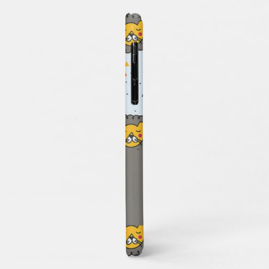 Individuelle Name Löwe Kopf blau Case-Mate iPhone Hülle (Hinten/Links)