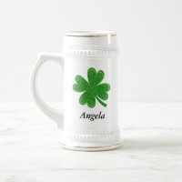 Individuelle Name Lucky 4 Leaf Clover St. Patrick'