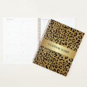Individuelle Name Luxus Leopard Animal Print Planer (Anzeige)