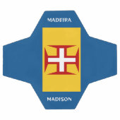Individuelle Name Madeira Flag Fußball (Flach)