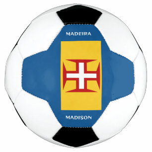 Individuelle Name Madeira Flag Fußball