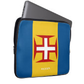 Individuelle Name Madeira Flag Laptopschutzhülle (Vorne Rechts)