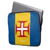Individuelle Name Madeira Flag Laptopschutzhülle (Vorderseite Links)