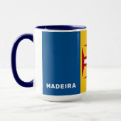 Individuelle Name Madeira Flag Tasse (Links)