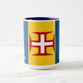 Individuelle Name Madeira Flag Tasse (Zentrum)