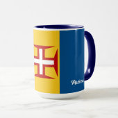 Individuelle Name Madeira Flag Tasse (VorderseiteRechts)