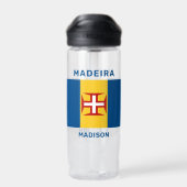 Individuelle Name Madeira Flag Trinkflasche (Rückseite)
