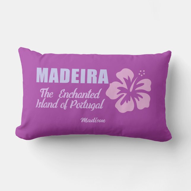 Individuelle Name Madeira Lendenkissen (Vorderseite)