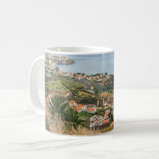 Individuelle Name Madeira Portugal Kaffeetasse (Vorderseite Links)