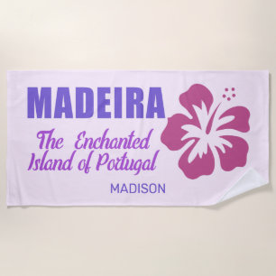 Individuelle Name Madeira Strandtuch