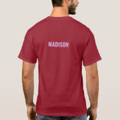 Individuelle Name Madeira T-Shirt (Rückseite)