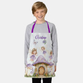 Individuelle Name Magic Fairies Lila Garden Schürze (Getragen)
