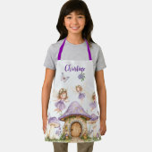 Individuelle Name Magic Fairies Lila Garden Schürze (Insitu)