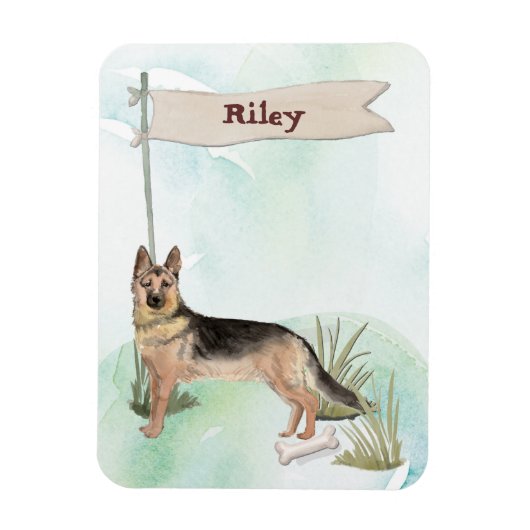 Individuelle Name Magnet (Vertikal)