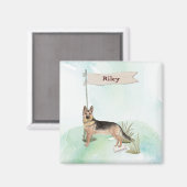 Individuelle Name Magnet (Vorderseite/Rückseite)