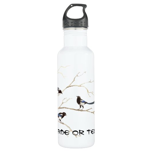 Individuelle Name Magpie Trinkflasche (Vorderseite)