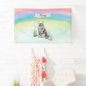Individuelle Name Maine Coon Cat Pet Banner (Insitu)