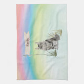 Individuelle Name Maine Coon Cat Pet Geschirrtuch (Vertikal)
