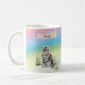 Individuelle Name Maine Coon Cat Pet Kaffeetasse (Links)