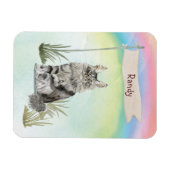 Individuelle Name Maine Coon Cat Pet Magnet (Horizontal)
