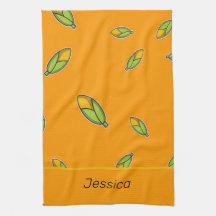 Individuelle Name-Mais auf Orange