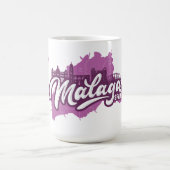 Individuelle Name Malaga Spanien Kaffeetasse (Mittel)