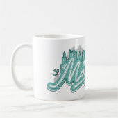 Individuelle Name Malaga Spanien Kaffeetasse (Links)