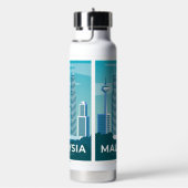 Individuelle Name MALAYSIA Trinkflasche (rechts)
