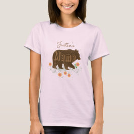 Individuelle Name Mama Bear T-Shirt